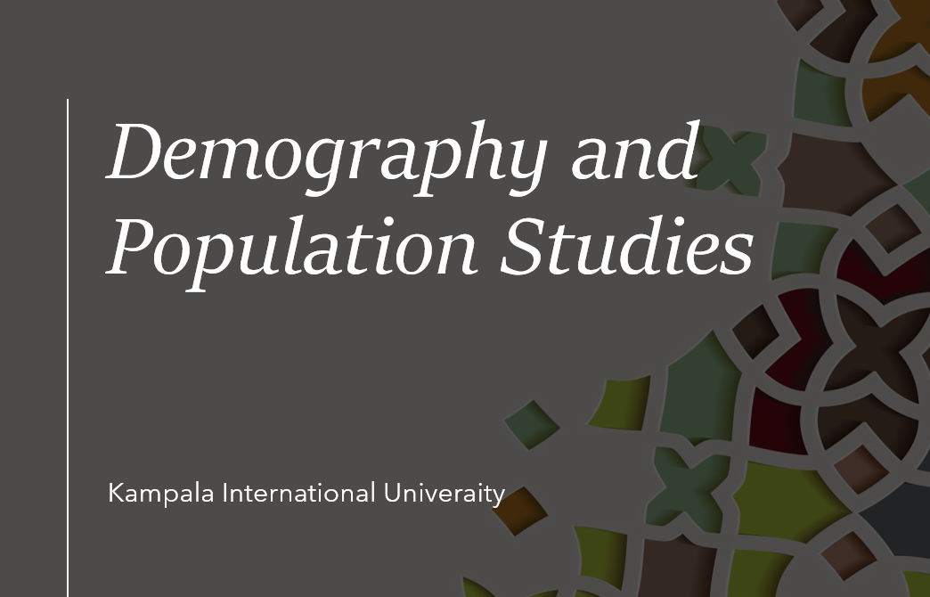 DVS2101 - Demography and Population Studies