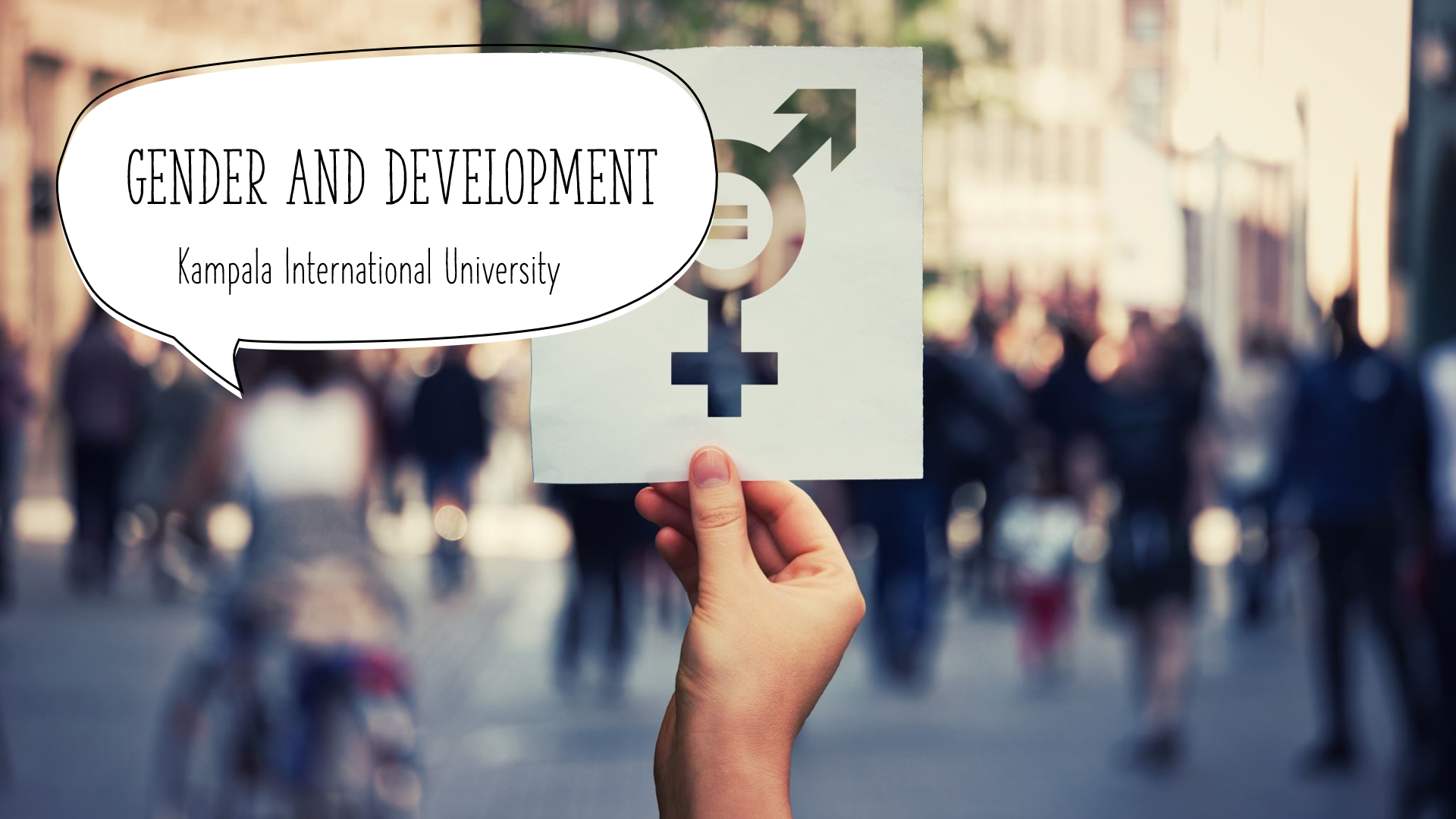 DVS2201 - Gender and Development